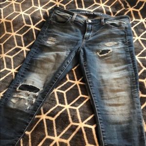 AEO Distressed jegging